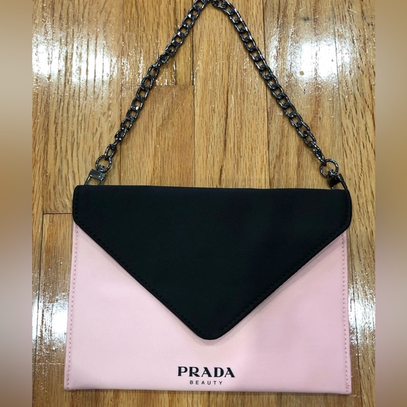 Prada Handbags - Prada Envelope Clutch Bag Pink